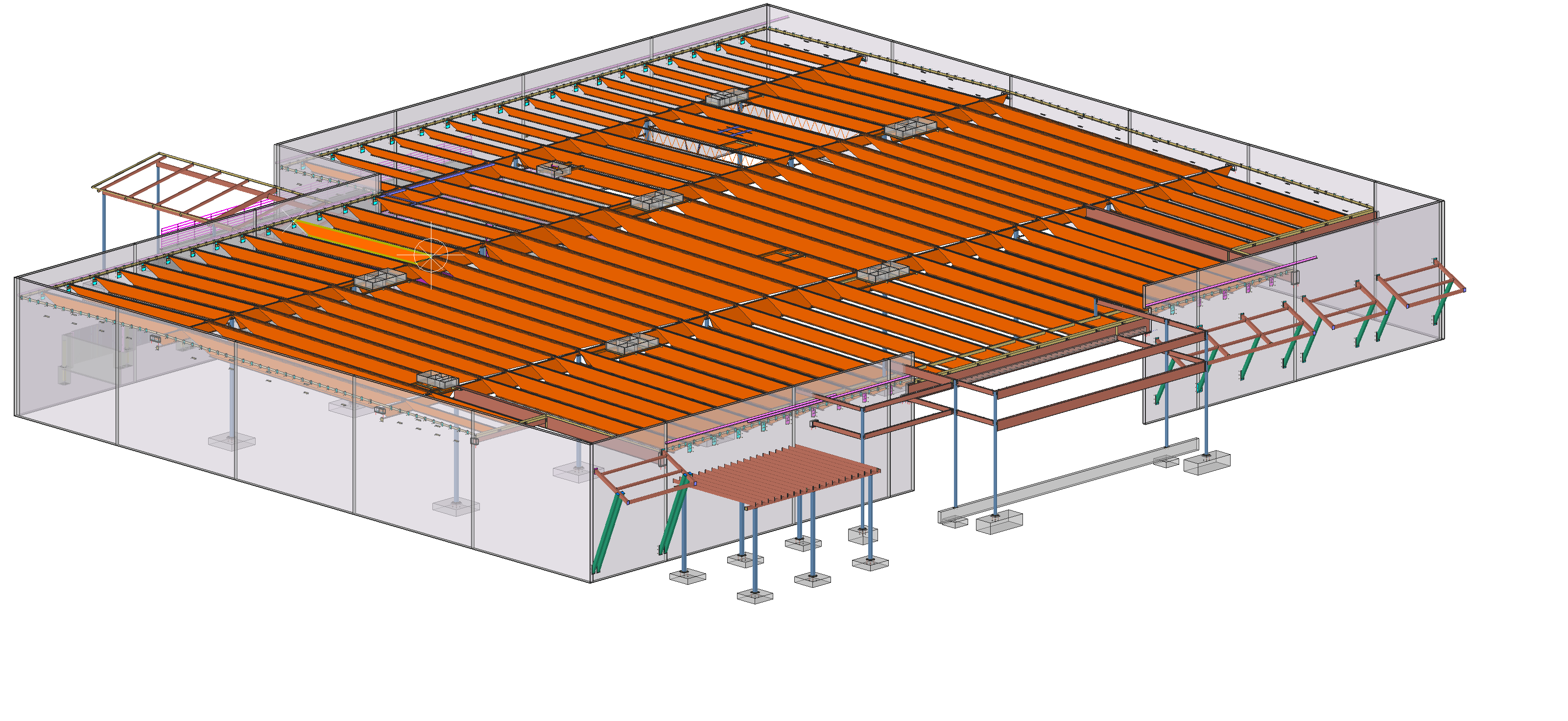 Steel structure ISO detailing model